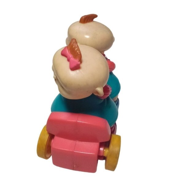 Burger King 1998 Viacom Phil and Lil Rugrats ride Bicycle Built for Two Toy - Picture 3 of 4